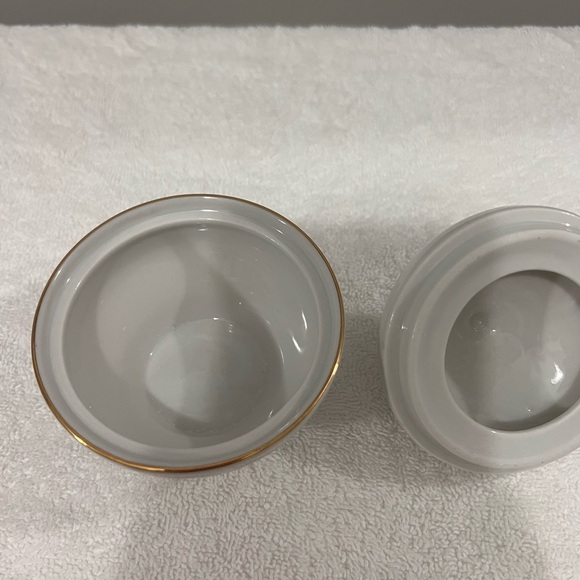 J.L. MENAU German Porcelain 22 Piece White Pink Floral Demitasse Coffee Tea Set - Picture 5 of 16